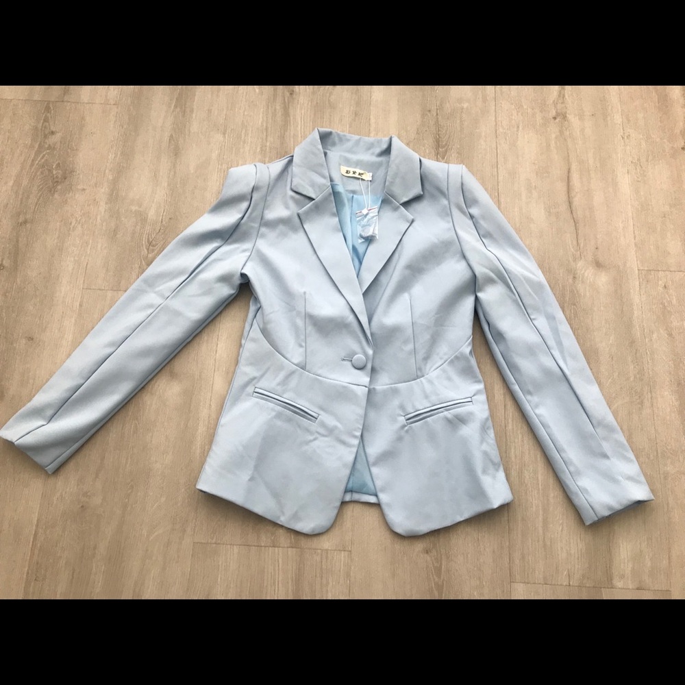 Baby blue blazer